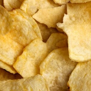 brown chips on brown textile