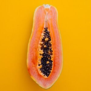 orange sliced papaya